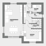 Grundriss Typenhaus Graz 125 EG