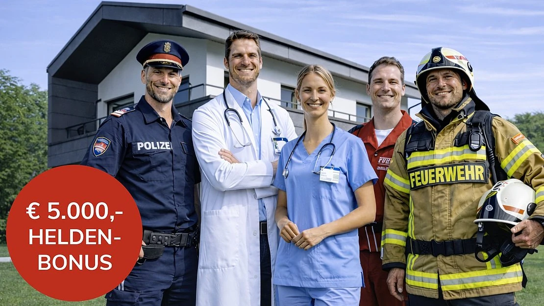 Fünf Helden mit Bonusangebot.